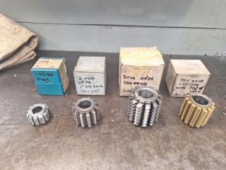 4 x Gear Hobber Cutters