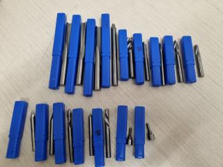 16x Assorted Small End Mills & More