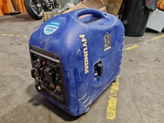 Hyundai 2.8kW Portable Petrol Inverter Generator HY3000Sei