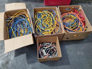 Assorted Server Tower Network Patch Cables