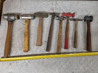 8x Vintage or Antique Hammers / Mallets