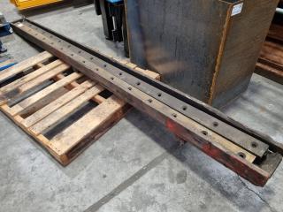 Large Industrial Guillotine Bade Set, 3100mm Length