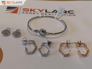 2x Kagi Earrings, 1x Bangle, 2x Charms