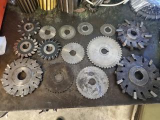 14 Milling Machine Blades 