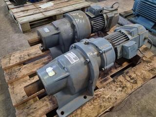 2x Brown Boveri Geared Electric Motors