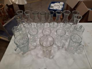 Large Assortment of Glass Jugs