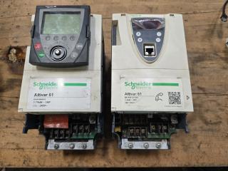 2 x Schneider Variable Speed Drives