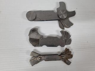 3x Radius Gauge Sets