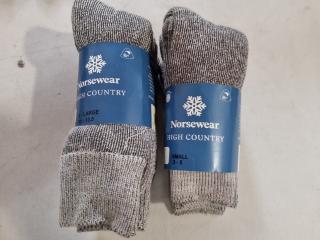 Norsewear High Country Merino Socks, 6x Pairs