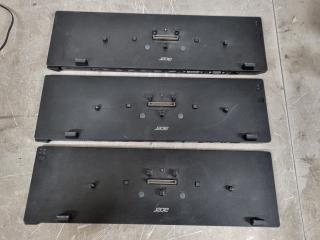3x Acer Laptop Docking Stations