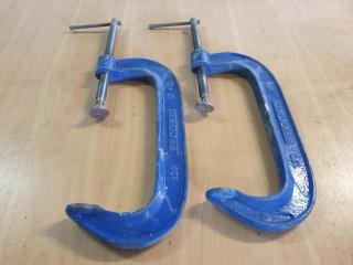 2 x Record 10" G Clamps