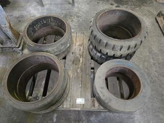 Assorted Solid Forklift Tyres
