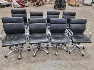8x Modern Office Boardroom Chairs