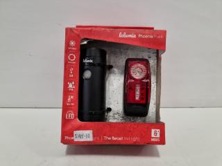 Lelumia Phoenix Pack Rechargeable Bicycle Light Combo