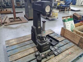 Vintage Rockwell Hardness Tester 4JR w/ Accessories
