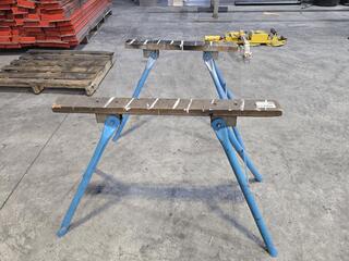 2 x Folding Saw Horses