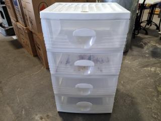 Taurus White B2 4-Drawer Storage Unit