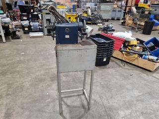 Vintage Bench Grinder w/ Stand by J.O. Miller, Timaru
