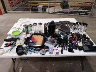 Assorted Lot of Professional Hair Stylist Tools, Accessories & More