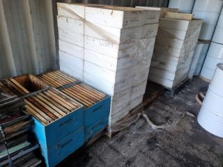 Large Lot of Used Honey Boxes 