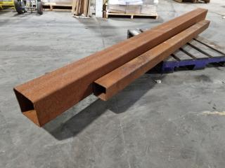 2x Lengths of Box Steel