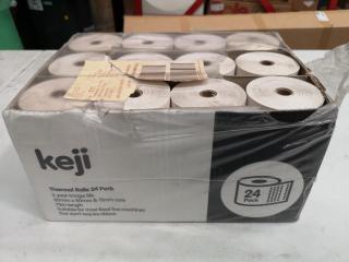 24x Thermal Receipt Printer Paper Rolls