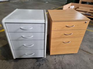 Pair of Office Mobile Drawers