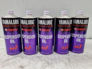 Yamaha Yamalube M1 Motorcycle Suspension Oil, 5x 1L