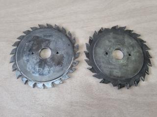 2 Sets of Table Saw Scoring Blades