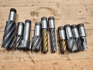 10 Large End Mills 