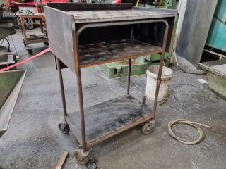 Workshop Mill Tool Holder Shelf Trolley Cart