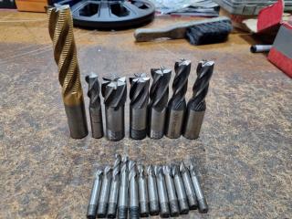 19x Assorted End Mills
