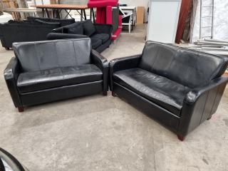 2x 2-Seater Sofas