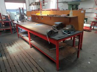 Large Heavy Duty Workshop Workbench