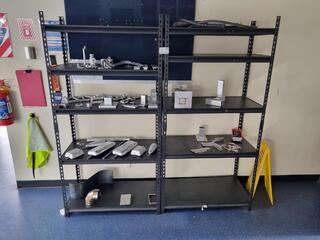 2x Adjustable Storage Shelving Assemblies