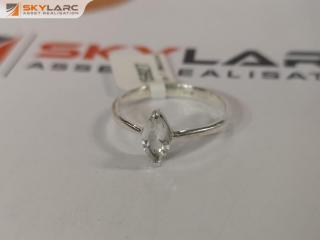 Marquise Cut Ring | Medium | Clear Quartz