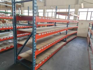 2 Bays of Industrial Shelving / Pallet Racking