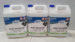 15 Litres of Jasol Hand Sanitizer 