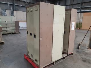 3x 3 Door Locker Units