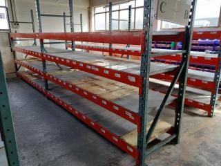 2 Bays of Industrial Shelving / Pallet Racking