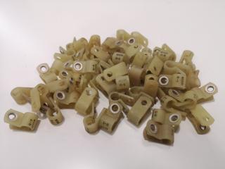 60x Aviation Plastic Loop Clamps for Wire Support Type MS25281 R5