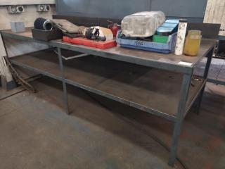 Heavy Duty Steel Workshop Workbench