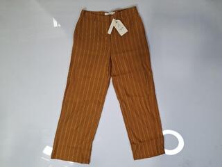 Nice Things Striped Linen Pants - Size 38