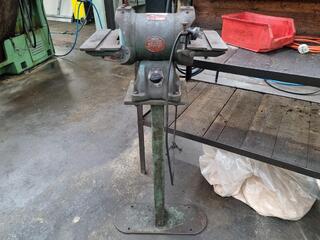 Vintage Waldown Single Phase Bench Grinder on Stand