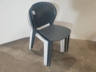 Set of 4 Stacking Chairs