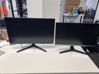 2x Samsung Full HD LED Monitors