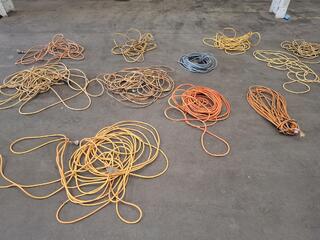 11 Assorted Extension Power Cords