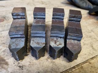 Set of 4x Lathe Chuck Jaws