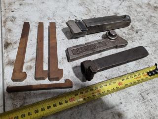 7x Assorted Lathe Turning Tools