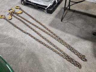 2-Leg Lifting Chain Assembly, 7.5 Ton Max Capacity